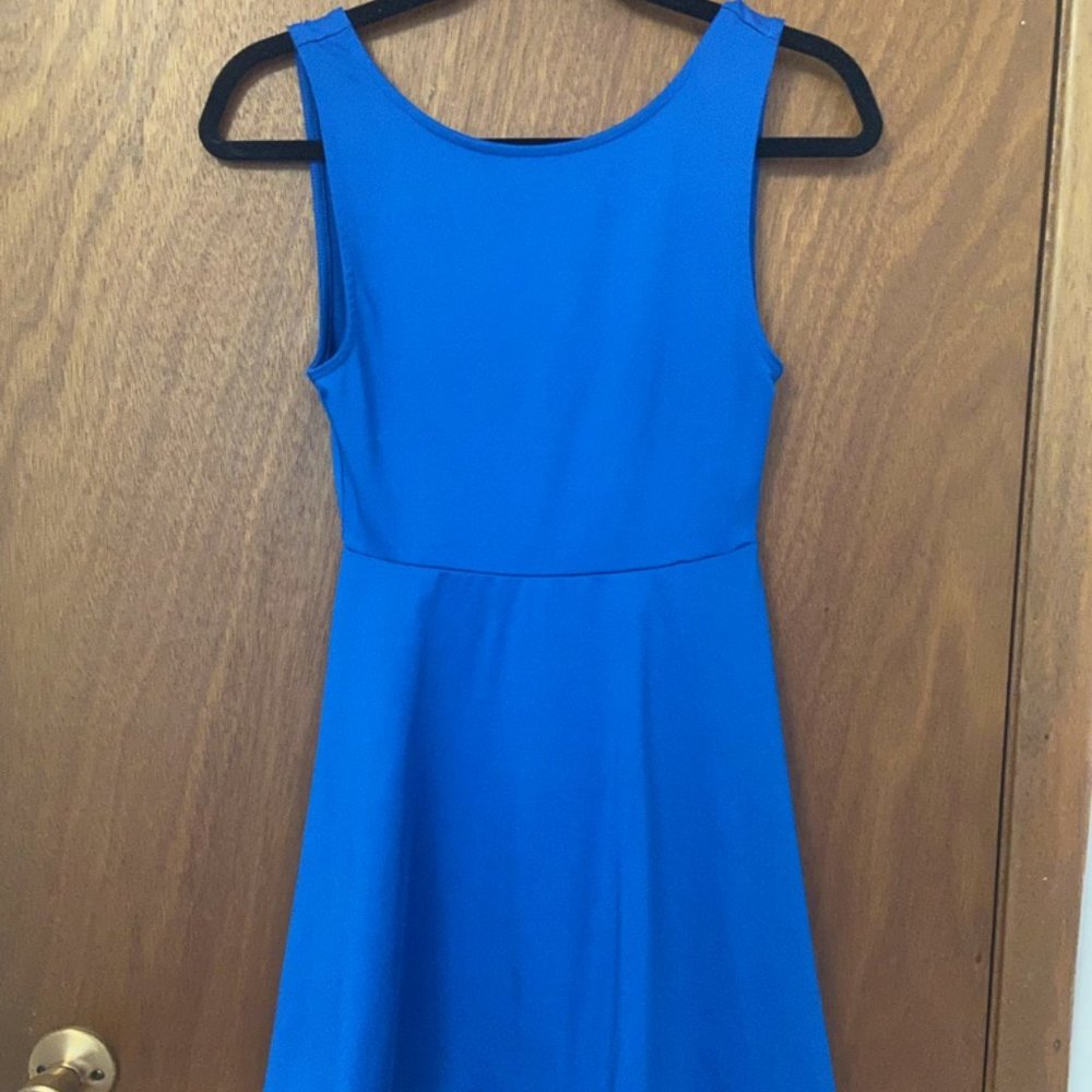 Blue Mini Dress - Picture 3 of 4